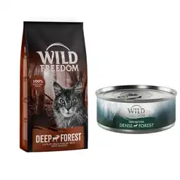 Zooplus 6,5 kg Wild Freedom - Deep Forest - Wild + 6 x 70 g wild aanbieding