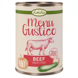 Zooplus 6 x 400g Lukullus Menu Gustico Rund met Pompoen, Appel en Oregano Kattenvoer aanbieding
