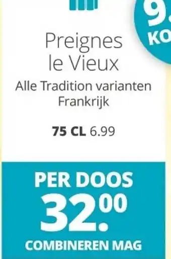 Mitra Preignes  le Vieux aanbieding