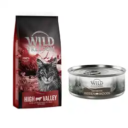 Zooplus 6,5 kg Wild Freedom - High Valley - Rundvlees + 6 x 70 g wild zwijn aanbieding