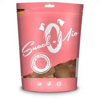 Zooplus Voordeelpakket: 4x10 stuks SnackOMio knapperige varkensoren hondensnacks aanbieding