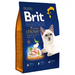 Zooplus 8kg Brit Premium by Nature Cat Indoor kippenvoer droog aanbieding