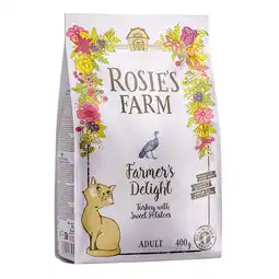 Zooplus Rosie's Farm Adult 400 g droogvoer katten - Kalkoen aanbieding