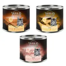 Zooplus 6x200g Wild Freedom Katten Natvoer - Mixpakket: Kitten aanbieding