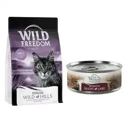 Zooplus 6,5 kg Wild Freedom - Gesteriliseerd: Wild Hills - Eend + 6 x 70 g eend aanbieding
