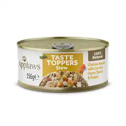 Zooplus 4 x 156 g + 2 x 156 g gratis! Applaws Taste Toppers natvoer voor honden 6 x 156g aanbieding
