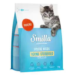 Zooplus Smilla Droogvoer - Young Sterilised met Gevogelte (1kg) aanbieding