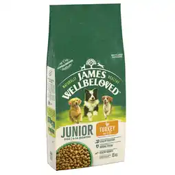 Zooplus 2x15kg Junior Kalkoen & Rijst James Wellbeloved Hondenvoer aanbieding