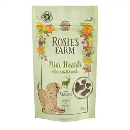 Zooplus Rosie’s Farm hondensnacks - Mini Hearts Wild (150g) aanbieding