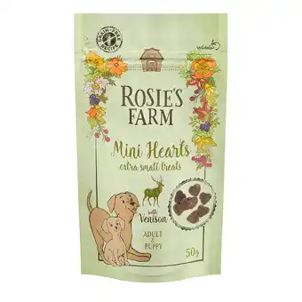 Zooplus Rosie’s Farm hondensnacks - Mini Hearts Wild (150g) aanbieding
