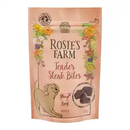 Zooplus Rosie’s Farm hondensnacks - Tender Steak Bites Rund (210g) aanbieding