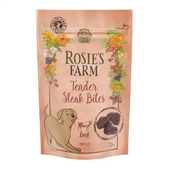 Zooplus Rosie’s Farm hondensnacks - Tender Steak Bites Rund (210g) aanbieding