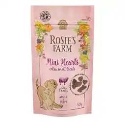 Zooplus Rosie’s Farm hondensnacks - Mini Hearts Lam (150g) aanbieding