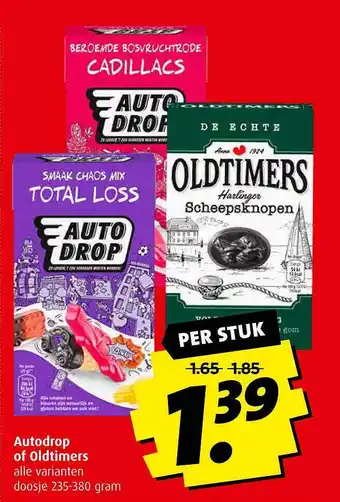 Boni Autodrop Of Oldtimers aanbieding