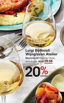 Sligro Luigi Bormioli Wijnglazen Atelier aanbieding