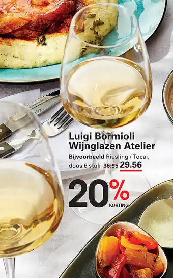 Sligro Luigi Bormioli Wijnglazen Atelier aanbieding