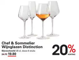 Sligro Chef & Sommelier Wijnglazen Distinction aanbieding