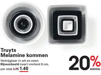 Sligro Truyts Melamine kommen aanbieding