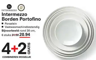 Sligro Intermezzo Borden Portofino aanbieding