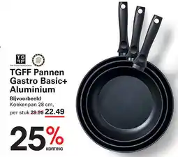 Sligro TGFF Pannen Gastro Basic+ Aluminium aanbieding