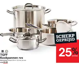 Sligro TGFF Kookpannen rvs aanbieding