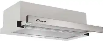 Bol.com Candy Afzuigkap | Model CBT6130/3X | Semi-inbouw (uittrekbaar) | Zilver | 329 m³/uur aanbieding