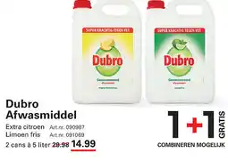 Sligro Dubro Afwasmiddel aanbieding