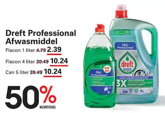 Sligro Dreft Professional Afwasmiddel aanbieding