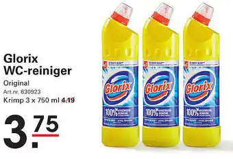 Sligro Glorix WC reiniger aanbieding