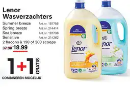 Sligro Lenor Wasverzachters aanbieding