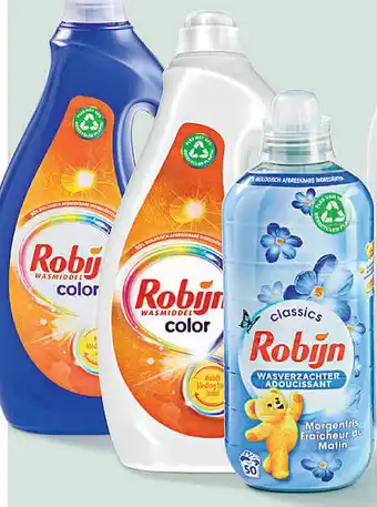 Sligro Robijn Wasmiddel en verzachter aanbieding