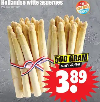 Dirk Hollandse witte asperges aanbieding