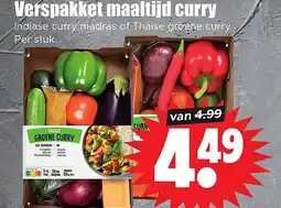 Dirk Verspakket maaltijd curry aanbieding