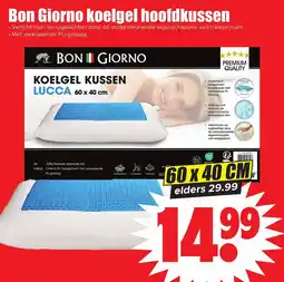 Dirk Bon Giorno koelgel hoofdkussen aanbieding