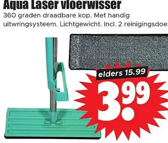 Dirk Aqua Laser vloerwisser aanbieding