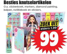 Dirk Besties knutselartikelen aanbieding