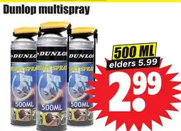 Dirk Dunlop multispray aanbieding