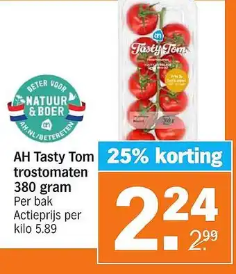 Albert Heijn AH Tasty Tom trostomaten aanbieding