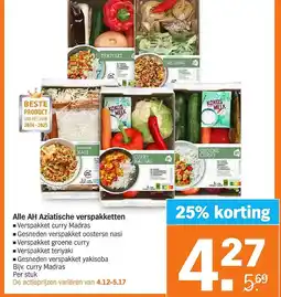 Albert Heijn Alle AH Aziatische verspakketten aanbieding