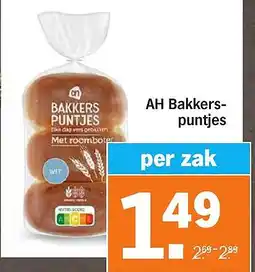 Albert Heijn AH Bakkers- puntjes aanbieding
