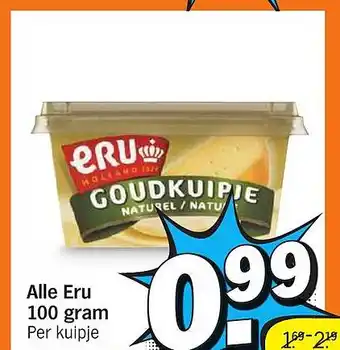 Albert Heijn Alle Eru aanbieding