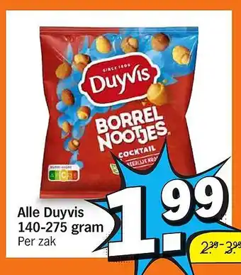 Albert Heijn Alle Duyvis aanbieding