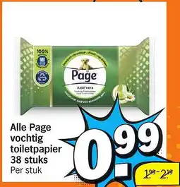 Albert Heijn Alle Page vochtig toiletpapier aanbieding