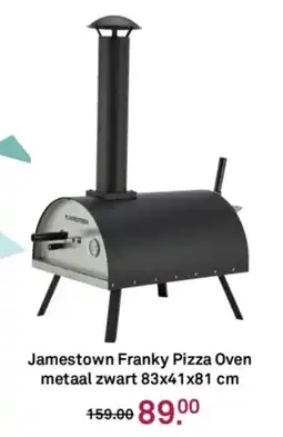 Karwei Jamestown Franky Pizza Oven metaal zwart aanbieding