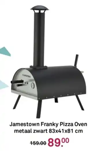 Karwei Jamestown Franky Pizza Oven metaal zwart aanbieding