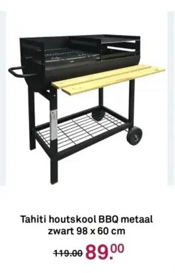 Karwei Tahiti houtskool BBQ metaal zwart aanbieding