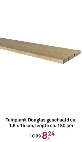 Karwei Tuinplank Douglas geschaafd aanbieding