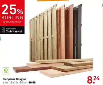Karwei Tuinplank Douglas aanbieding