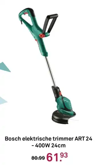 Karwei Bosch elektrische trimmer Art 24 aanbieding