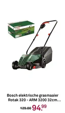 Karwei Bosch elektrische grasmaaier Rotak 320 aanbieding